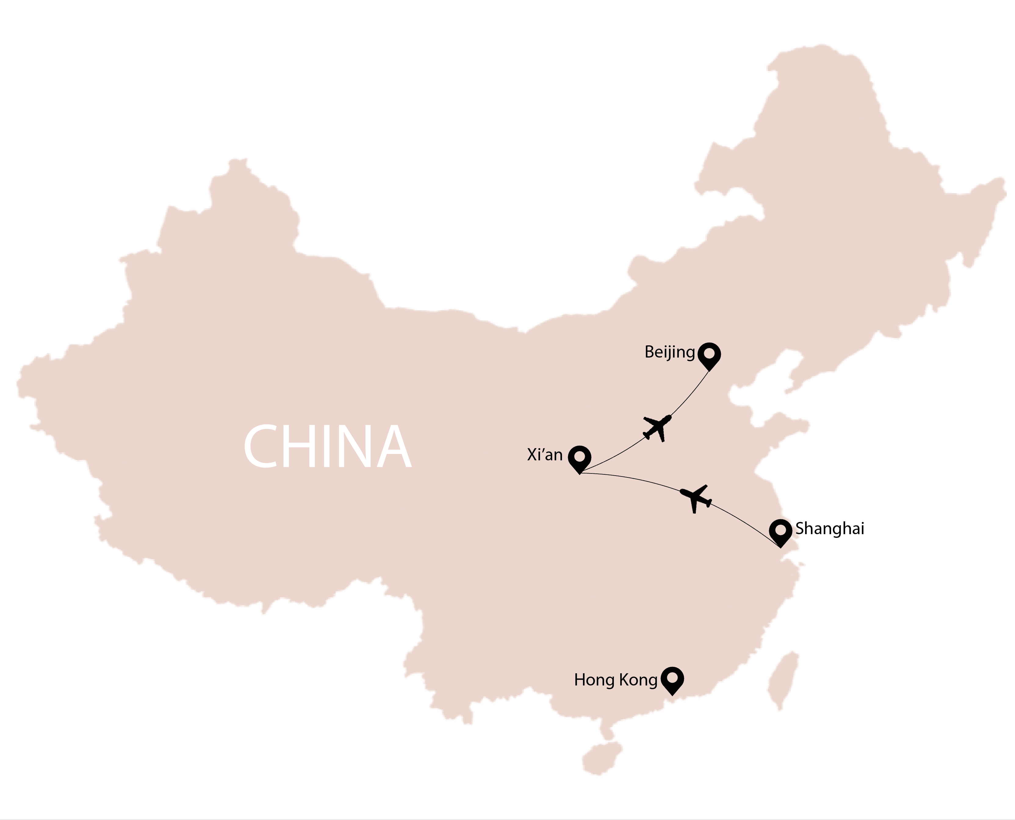 Reisroute China